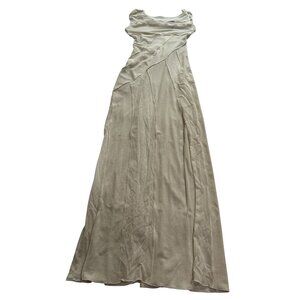 Elegant Cream Maxi Dress